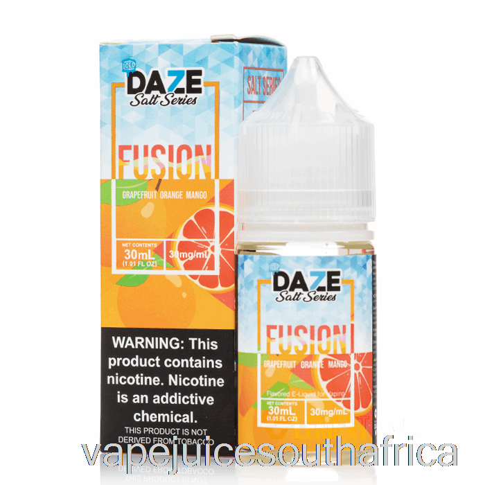 Vape Pods Iced Grapefruit Orange Mango - 7 Daze Fusion Salts - 30Ml 50Mg